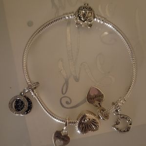Disney Pandora charm bracelet